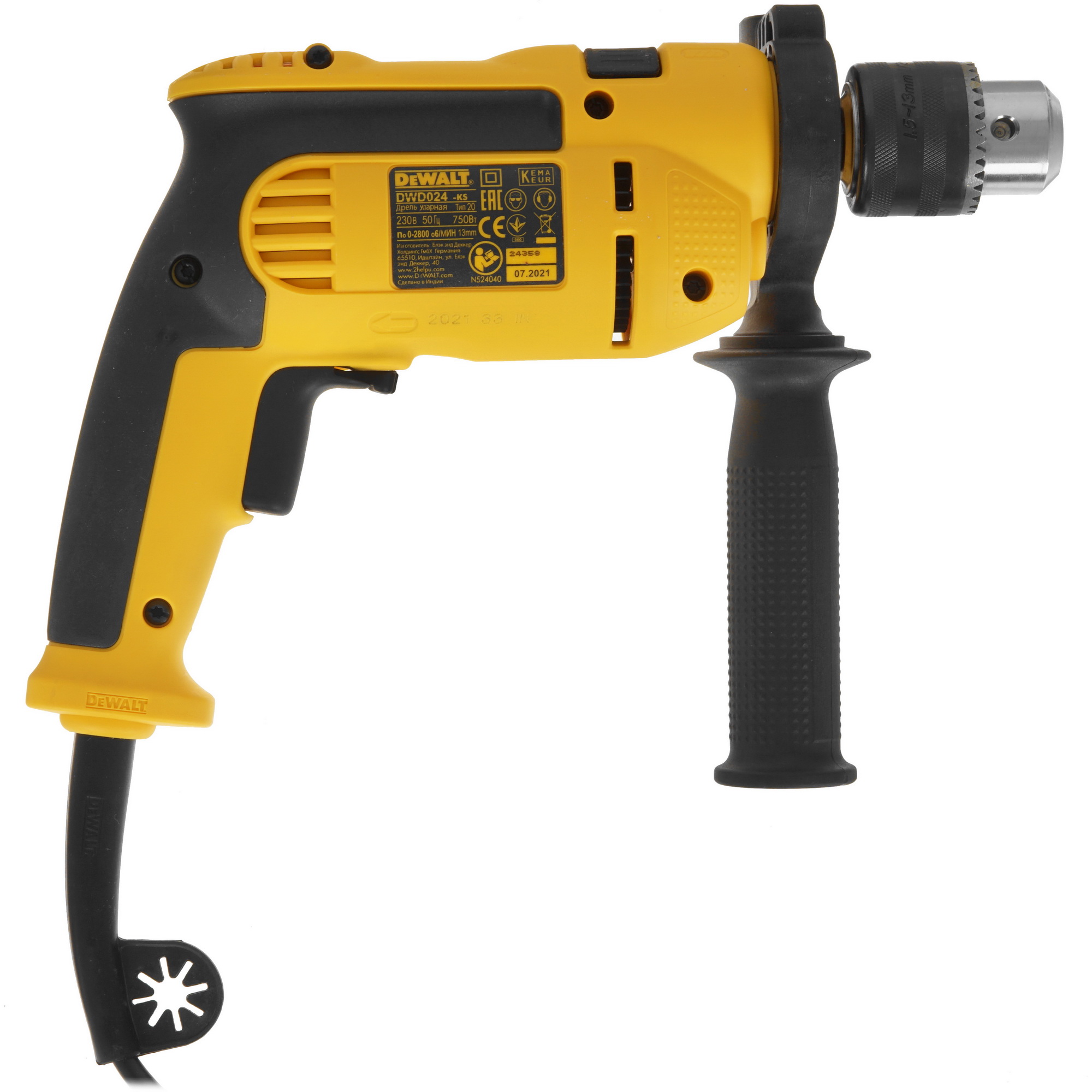 Дрель  DeWALT DWD 024 1021216 STDN-0049022 - Вид №1