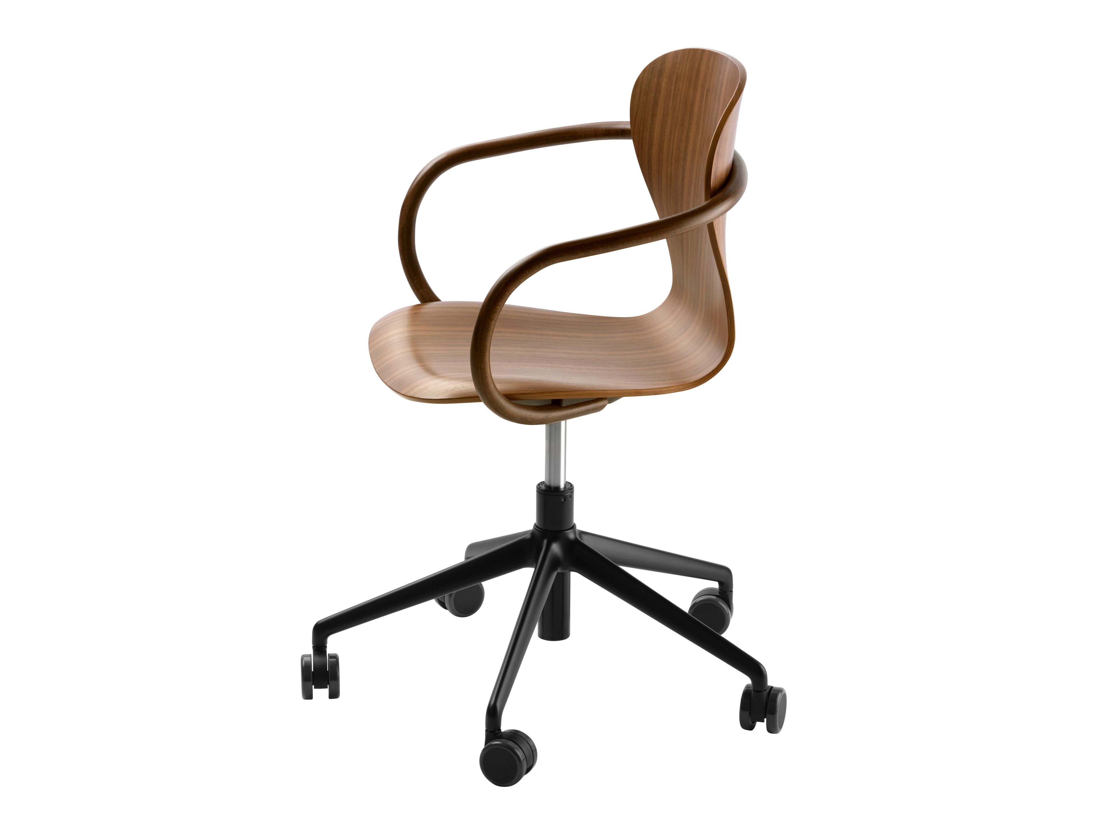 Деревянный стул с колесами с подлокотниками THONET S 220 ARCH-00139478
