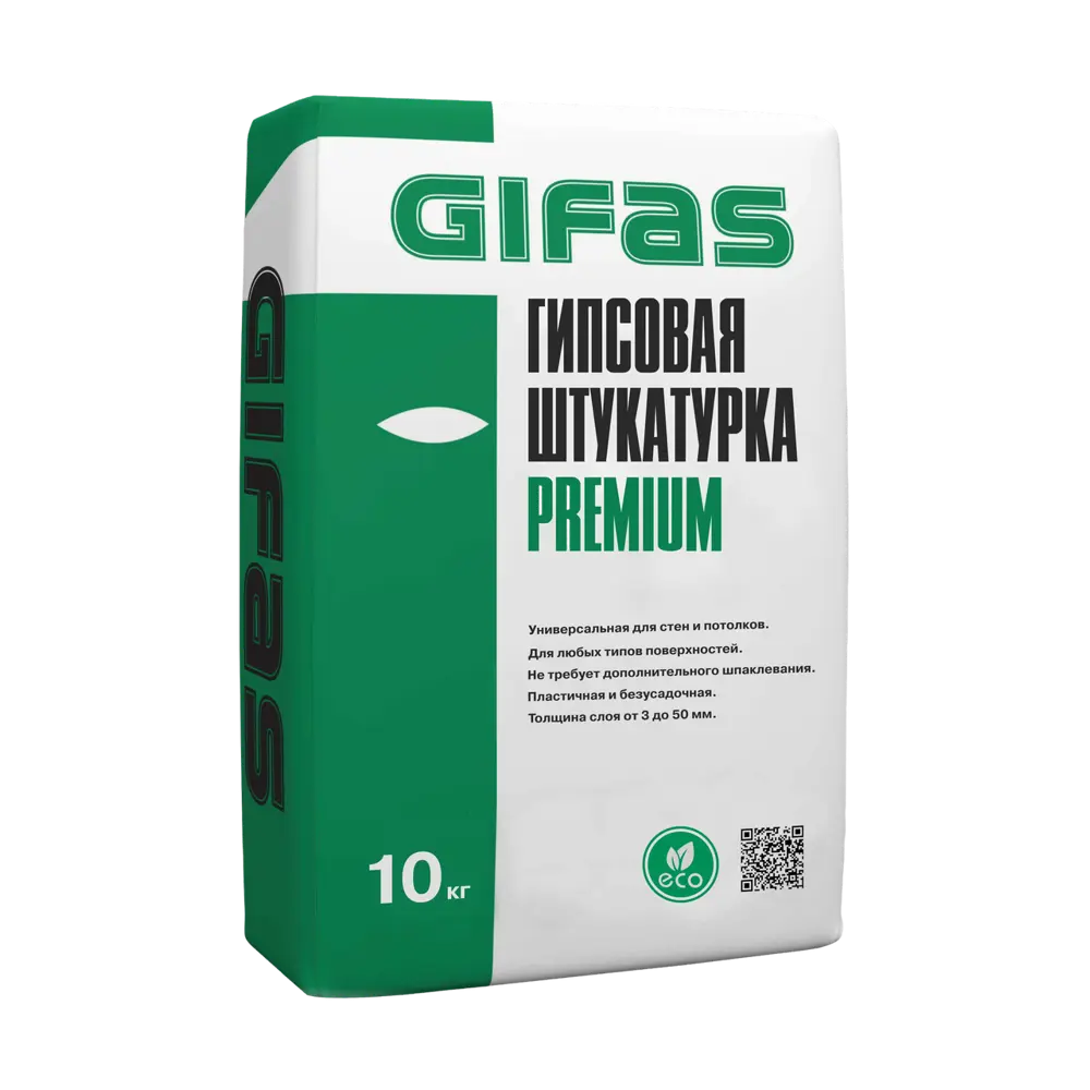 Штукатурка гипсовая Gifas Premium 10 кг Не применимо STLM-2126839