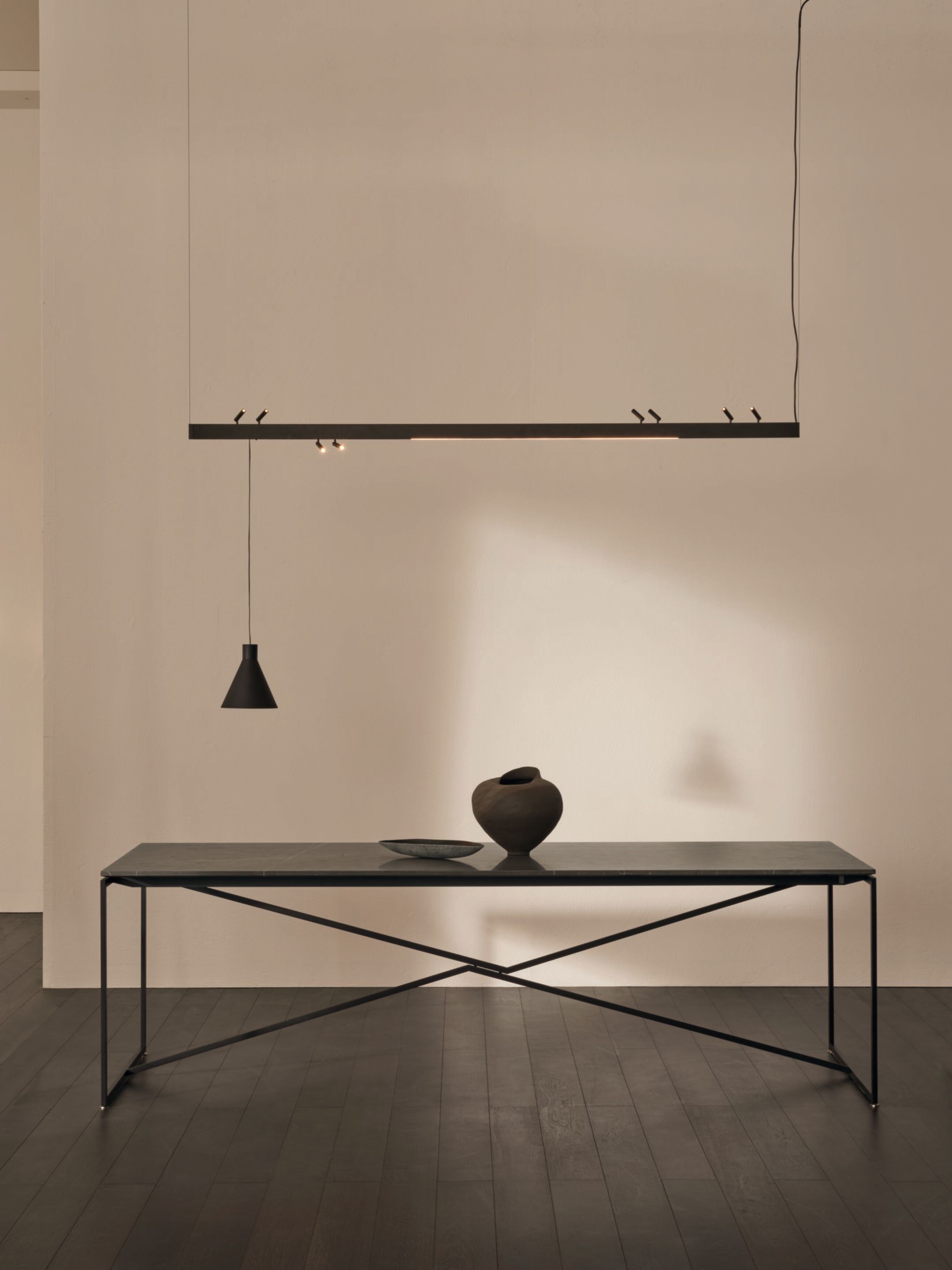 Стальной светодиодный подвесной светильник DE PADOVA LINEAR LIGHT SYSTEM ARCH-00058740 - Вид №2