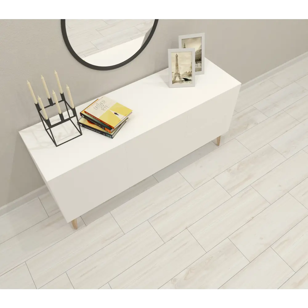 Керамогранит Grasaro Parquet 20x60 см 1.08 м² цвет белый STLM-2180785 - Вид №4