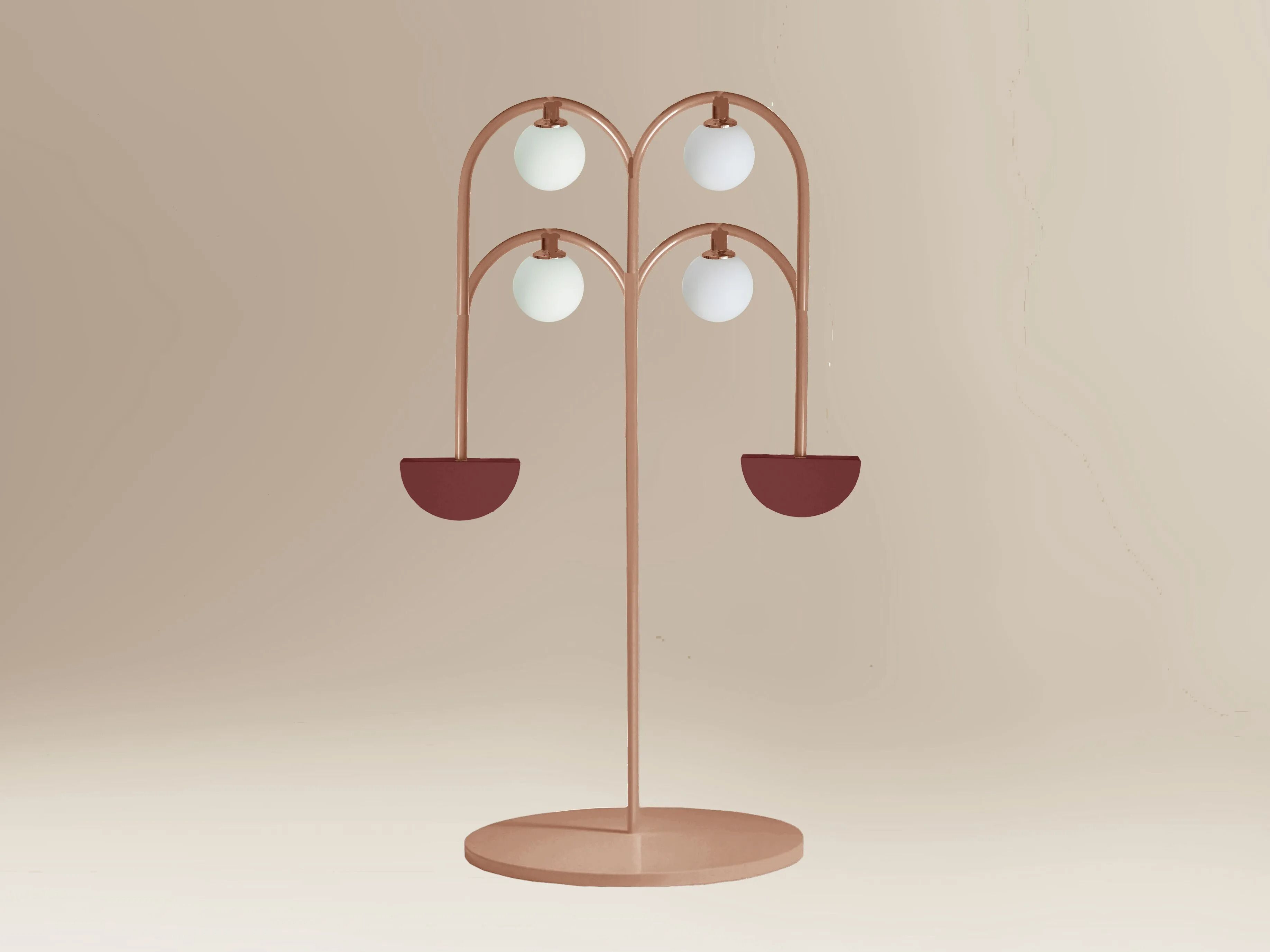 Металлический светодиодный торшер DOVAIN STUDIO La Peregrina ARCH-00141238