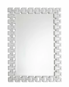 Зеркало прямоугольное настенное белое Malba PUSHA ДИЗАЙНЕРСКИЕ 062656 Белый