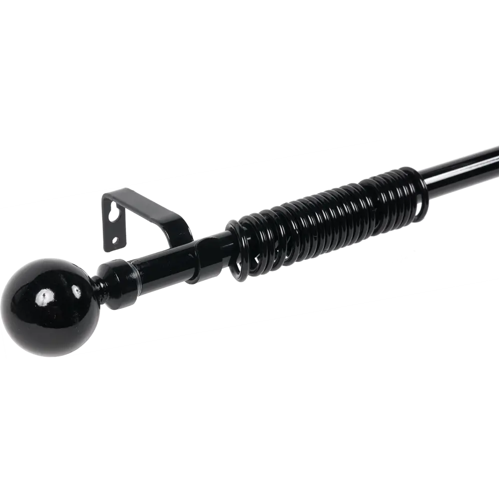 Карниз одноярдный раздвижной Inspire Шар 160-300 см цвет чёрный STLM-2113040