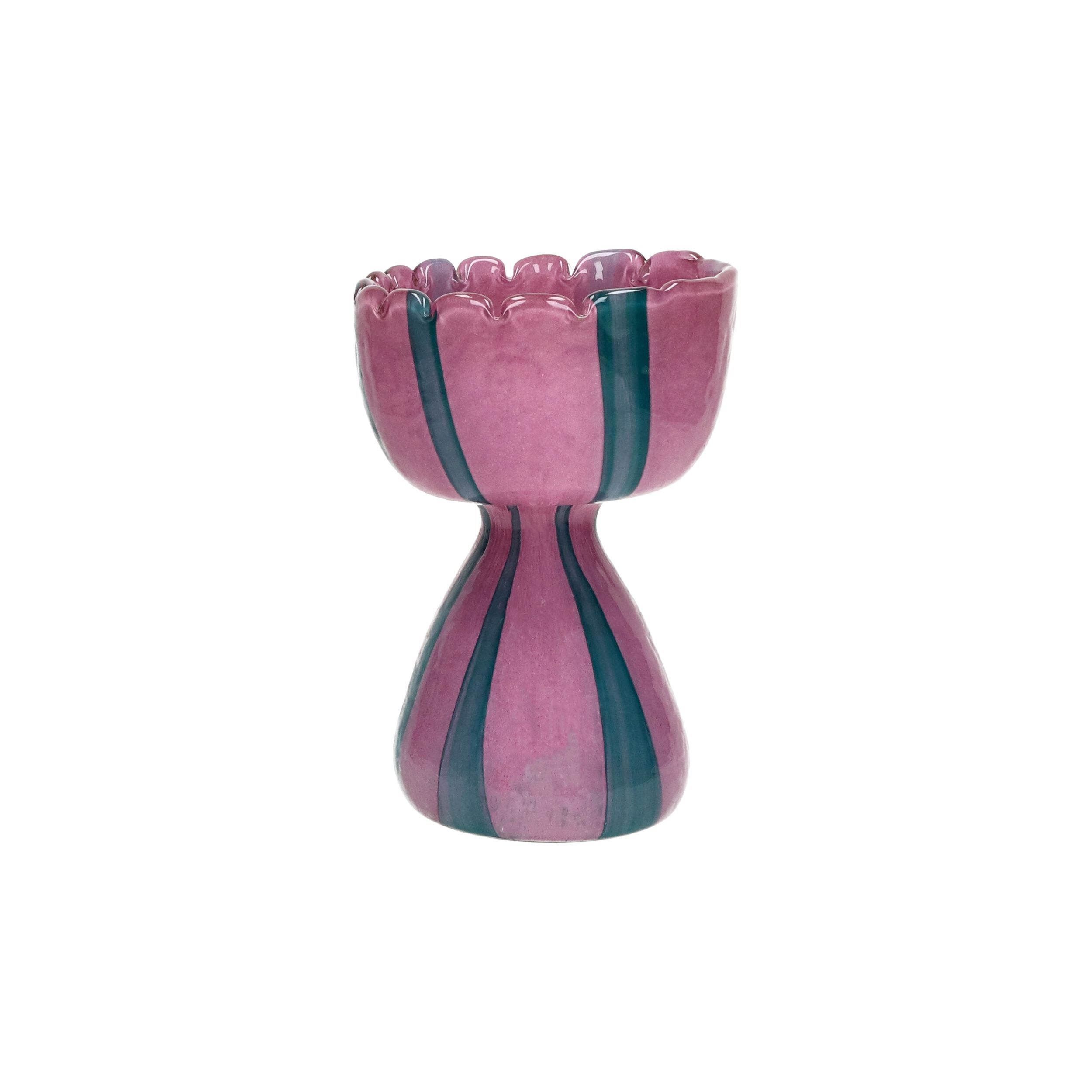 Круглая ваза из дутого стекла POMAX Волны ARCH-00104261 - Вид №1