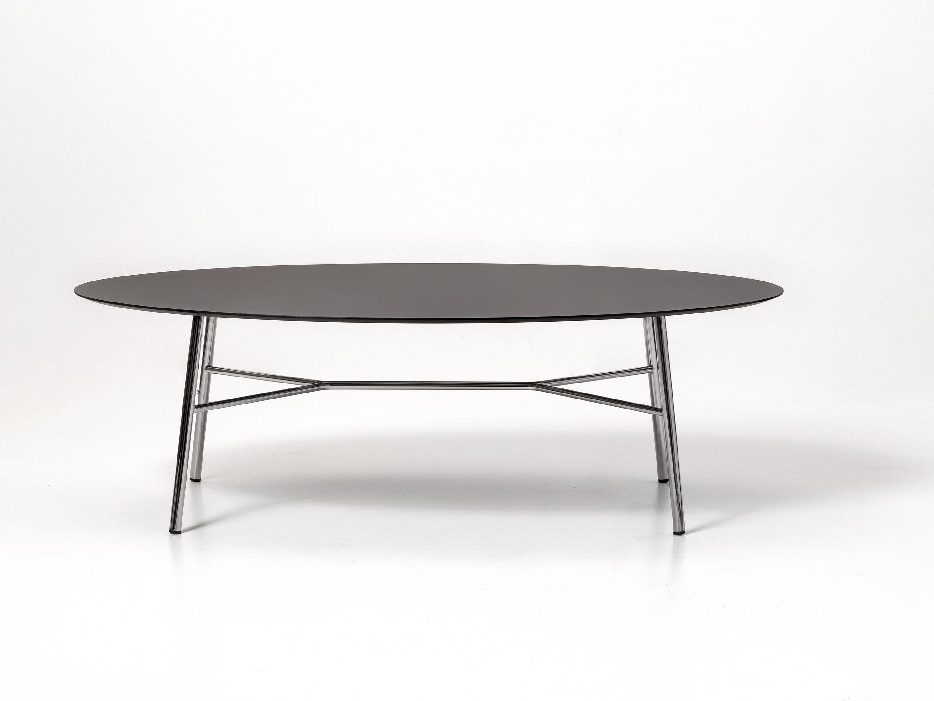 Мраморный овальный журнальный столик TrabA' YUKI ARCH-00150759 - Вид №6