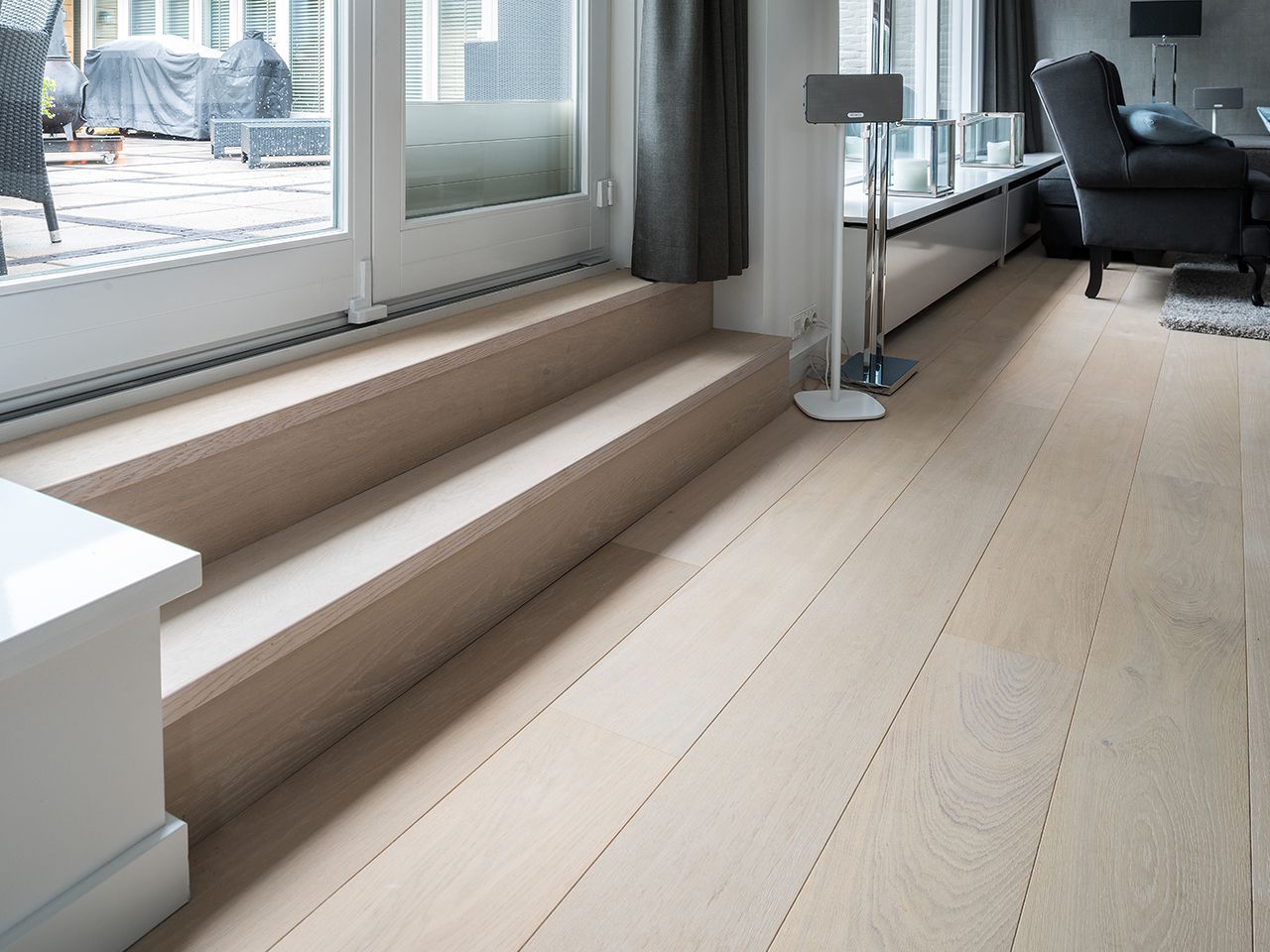 Дубовый паркет Dennebos Flooring Белая мойка ARCH-00107603 - Вид №3