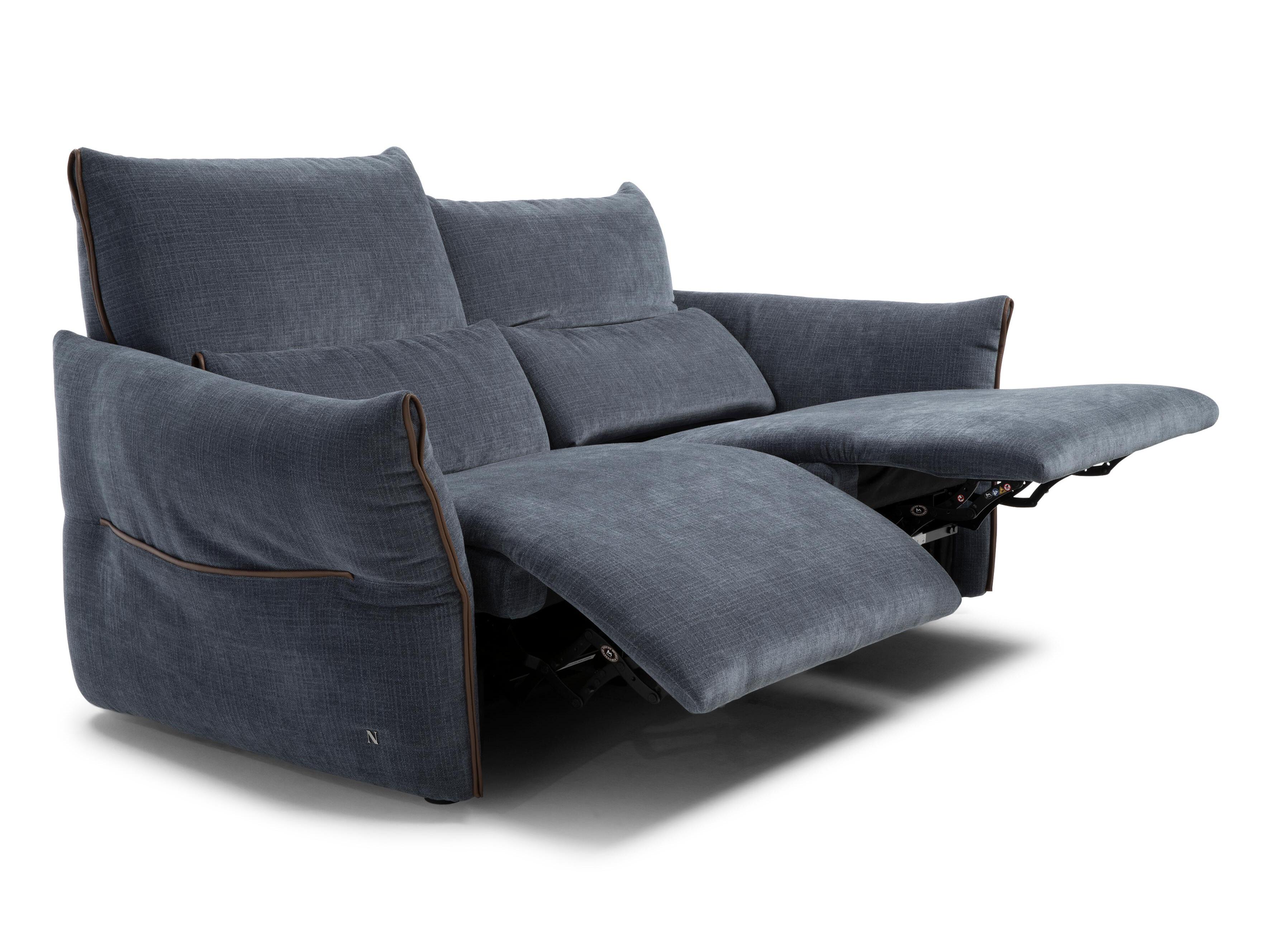 2-местный тканевый или кожаный диван Natuzzi Italia Wellbe ARCH-00148138