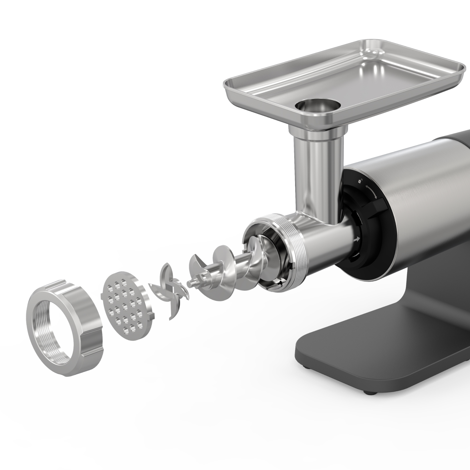 9176136 Мясорубка электрическая TEQQO Grindmaster Ultima серый STDN-0123918 - Вид №8