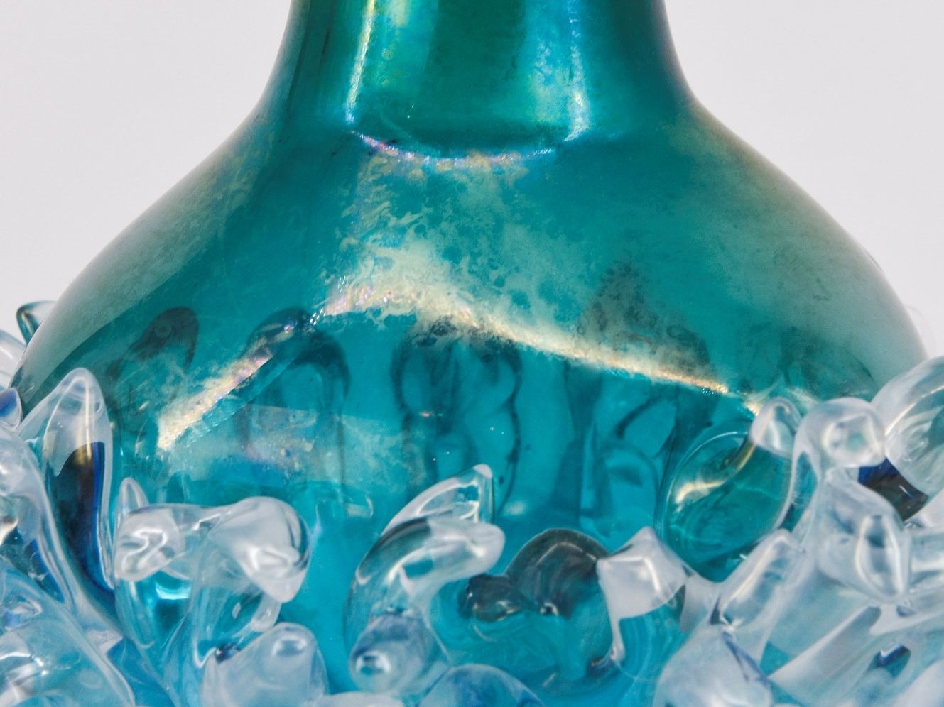 ВАЗа ручной работы из муранского стекла Wave Murano Glass плюм ARCH-00130209 - Вид №5