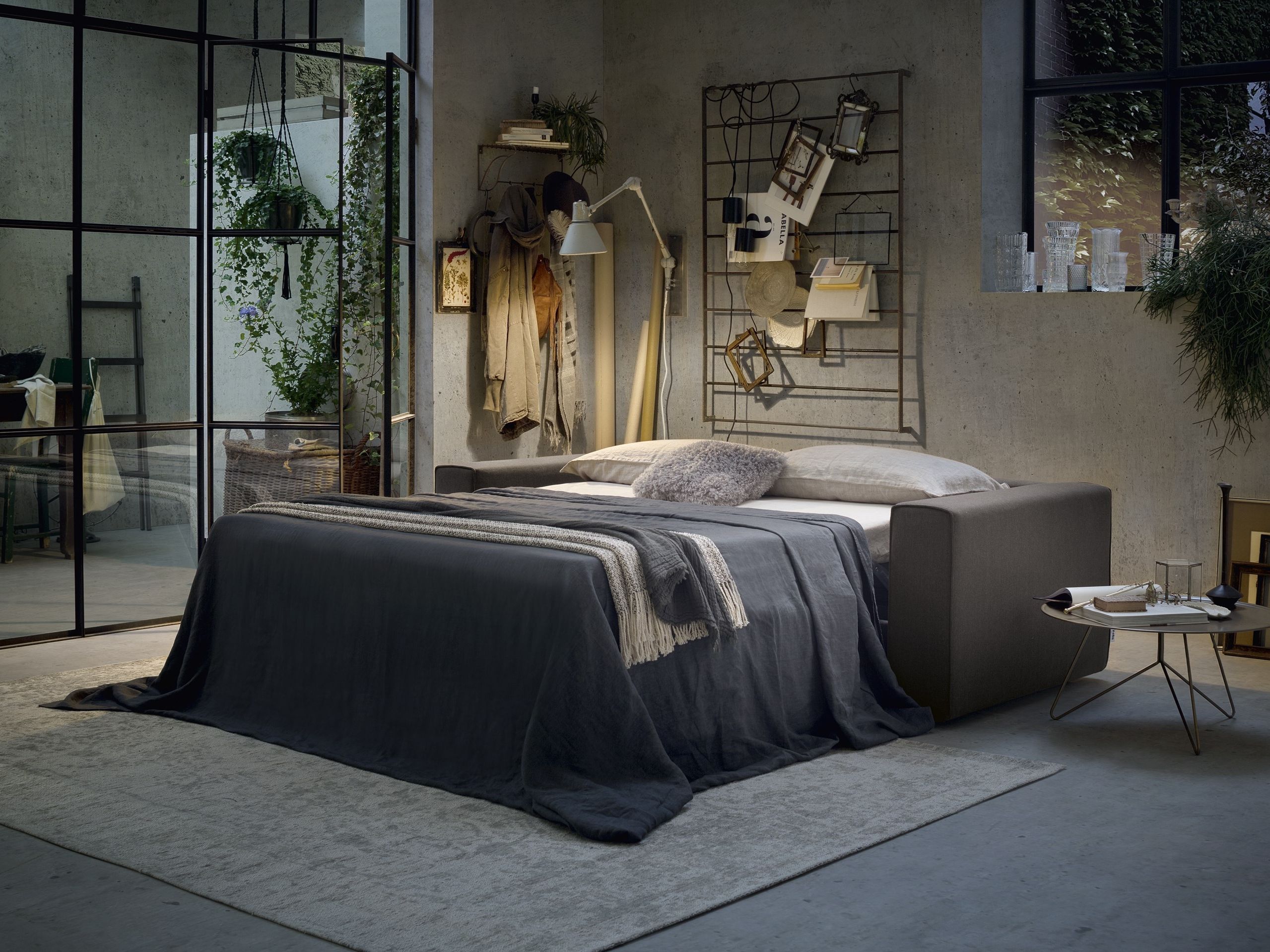 Двуспальный диван-кровать из ткани Felis Day &amp ARCH-00069028 - Вид №1