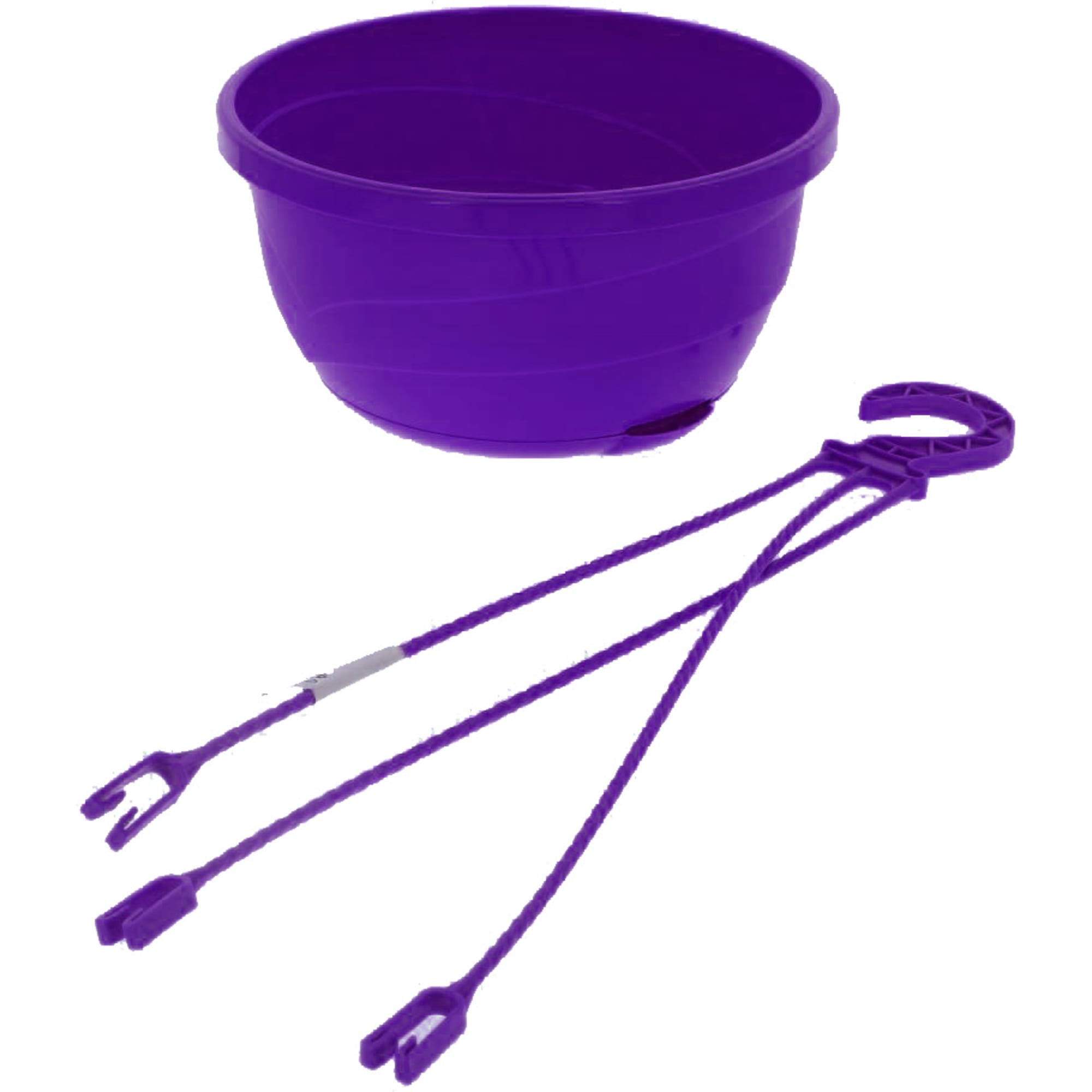 18009281 Горшок цветочный ø25 h13 см v4.7 л пластик фиолетовый Мальва Santreyd  - Вид №1