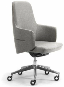Leyform Регулируемое по высоте кресло для руководителя из шерсти с подлокотниками Opera 2920