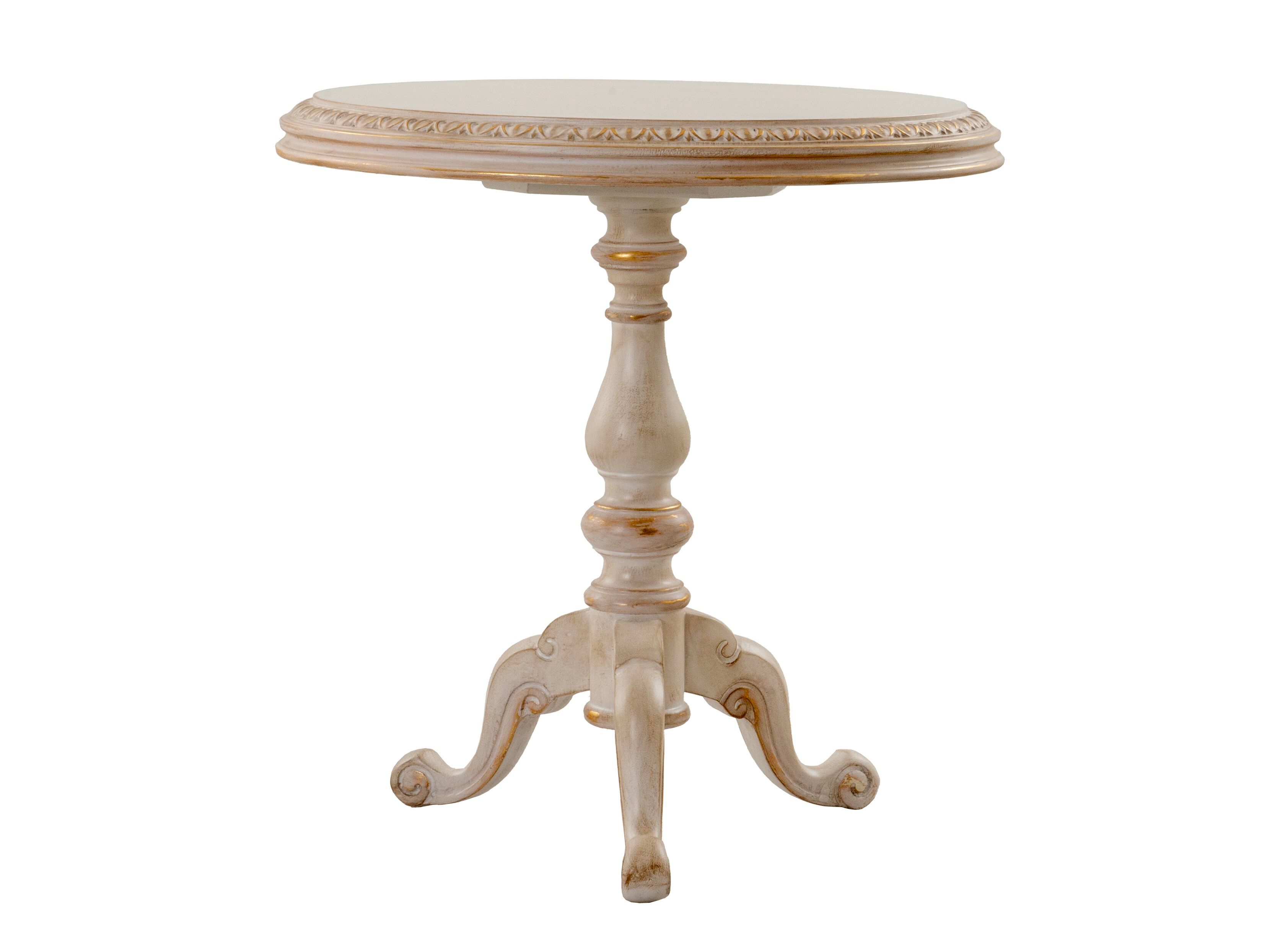 Высокий деревянный круглый журнальный столик Bellotti Ezio Essential Classic ARCH-00145184 - Вид №1