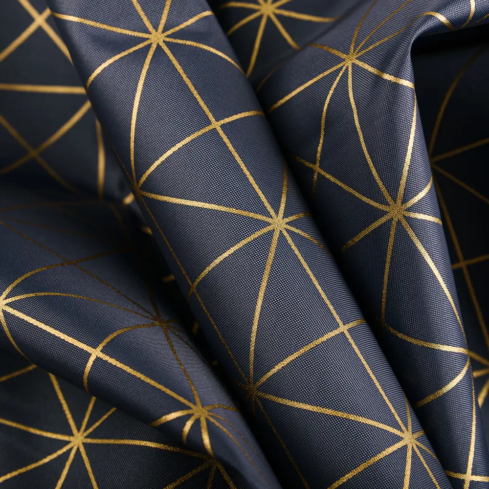 Штора для ванной Wess Grid Grey 180x200 см полиэстер цвет серый/жёлтый STLM-2069817 - Вид №1