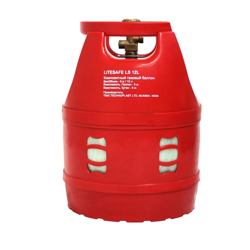 Газовый баллон Litesafe 12 л стекловолокно/фибергласс цвет красный STLM-2113255