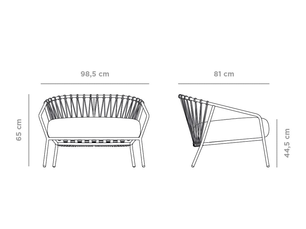 Садовый стул из нержавеющей стали MUSOLA Baga ARCH-00073170 - Вид №9