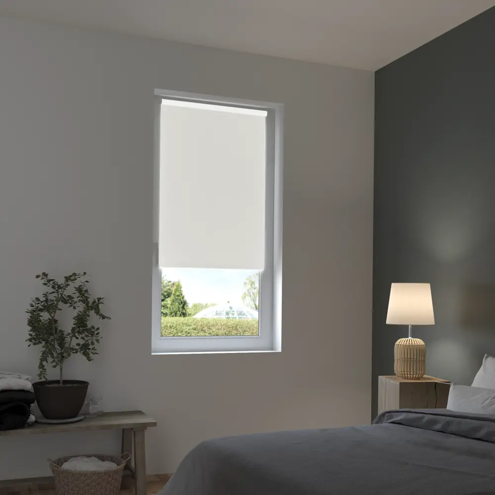 Штора рулонная блэкаут Inspire Santos 40x160 см белая White 0 STLM-2023607 - Вид №11