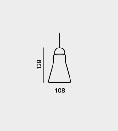 Подвесной светильник из дутого стекла с регулируемой яркостью BROKIS Тени ARCH-00150384 - Вид №29