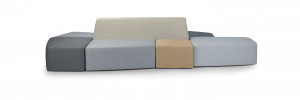 ST Composition Modular seating system True Design Stone