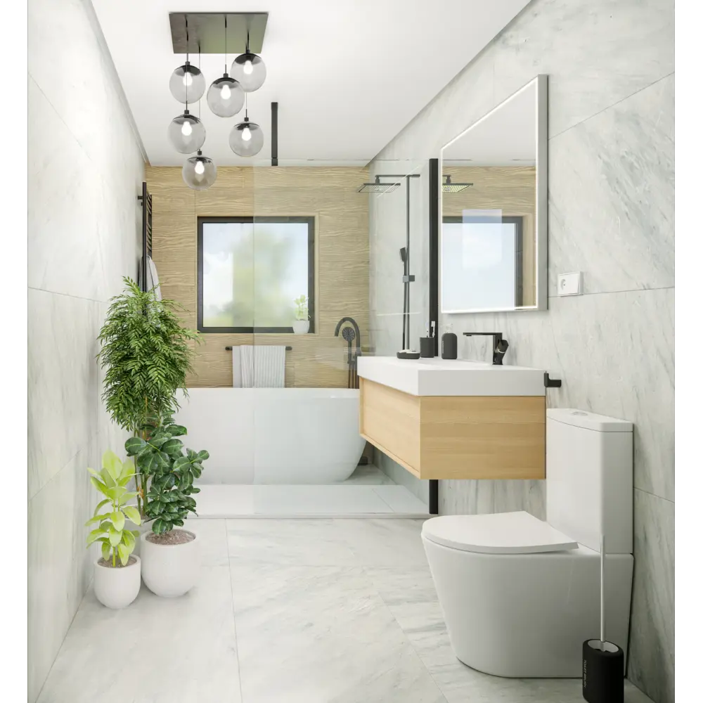 Унитаз-компакт Sensea Neo с двойным сливом и безободковой конструкцией 83637062 STLM-0043106 - Вид №19