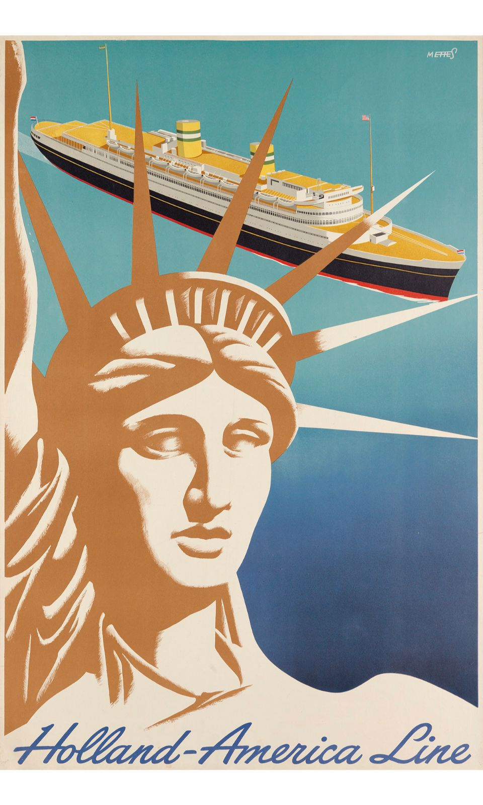 90269814 Постер Корабли - Лайнер Голландия - Америка 60x90 см в раме STLM-0159386 ПРОСТОПОСТЕР