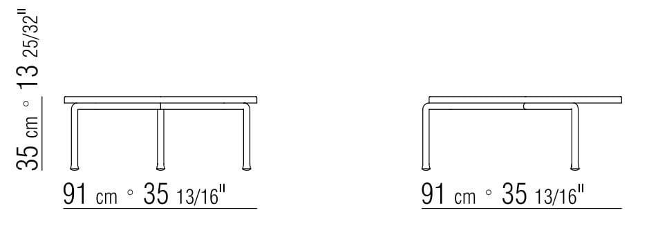 Алюминиевый садовый столик Flexform ALCAMO ARCH-00012168 - Вид №3