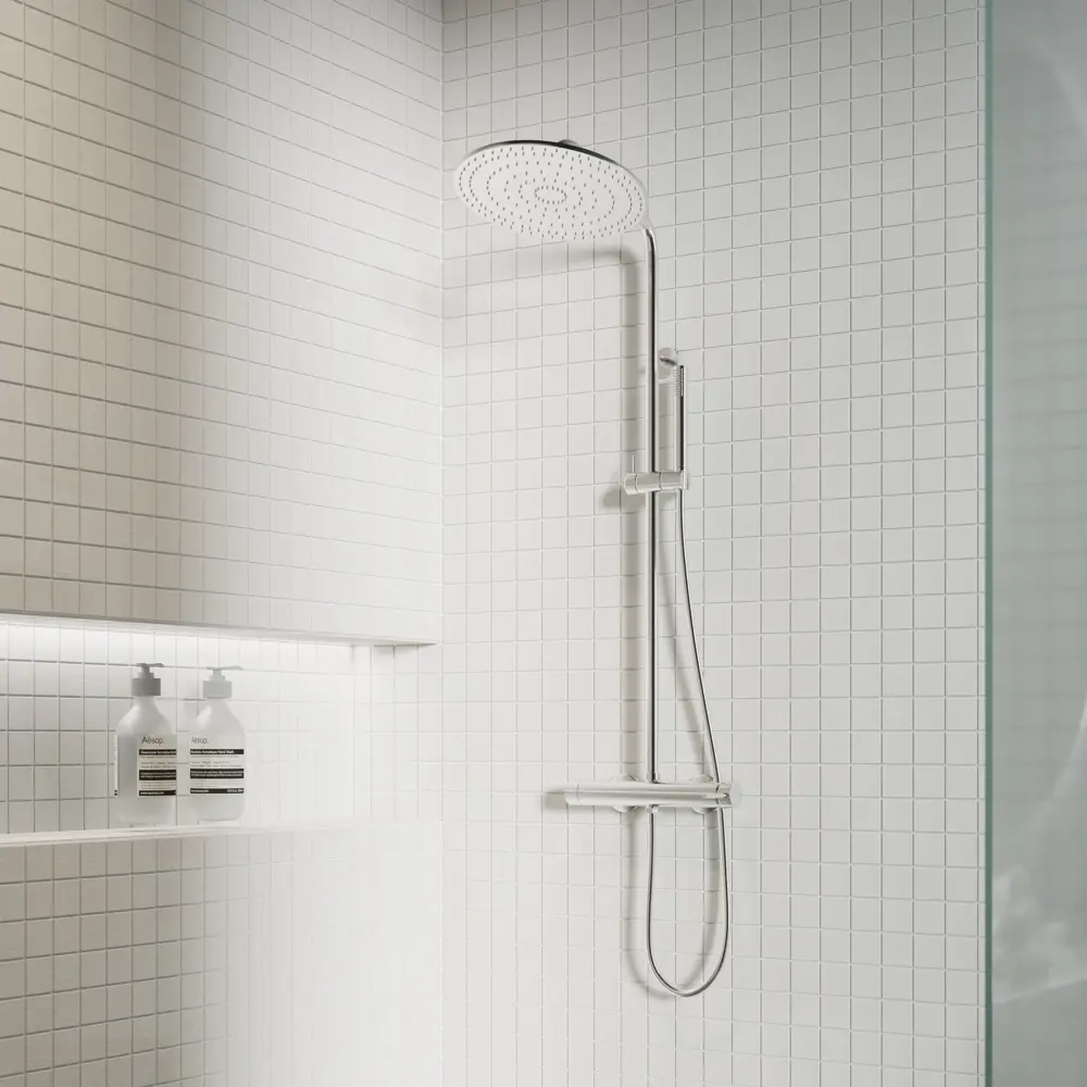 Мозаика керамическая Smart Mosaic Homework Grey Glossy 30.6x30.6 см цвет серый STLM-2139790