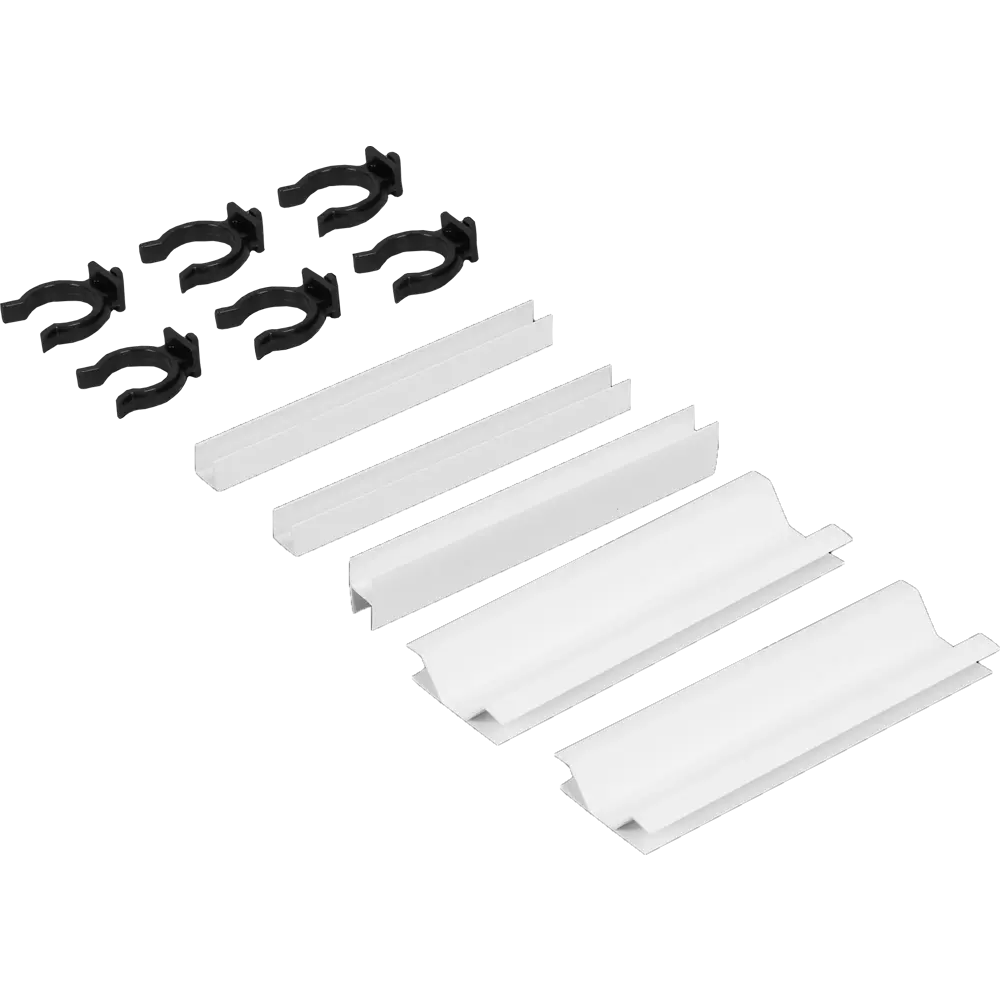 Комплект для установки кухонного цоколя KONSENSA 10 см ПВХ цвет белый Santreyd STLM-2138296