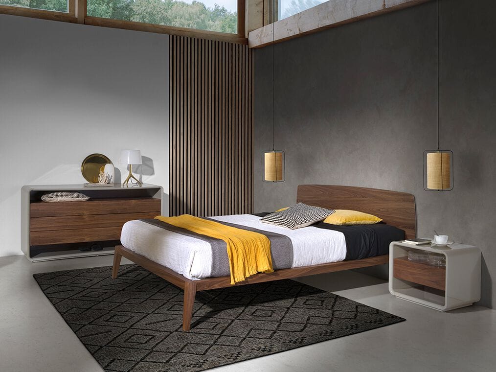 Прямоугольная прикроватная тумбочка из МДФ с ящиками Angel Cerda Nature Life ARCH-00092995 - Вид №5