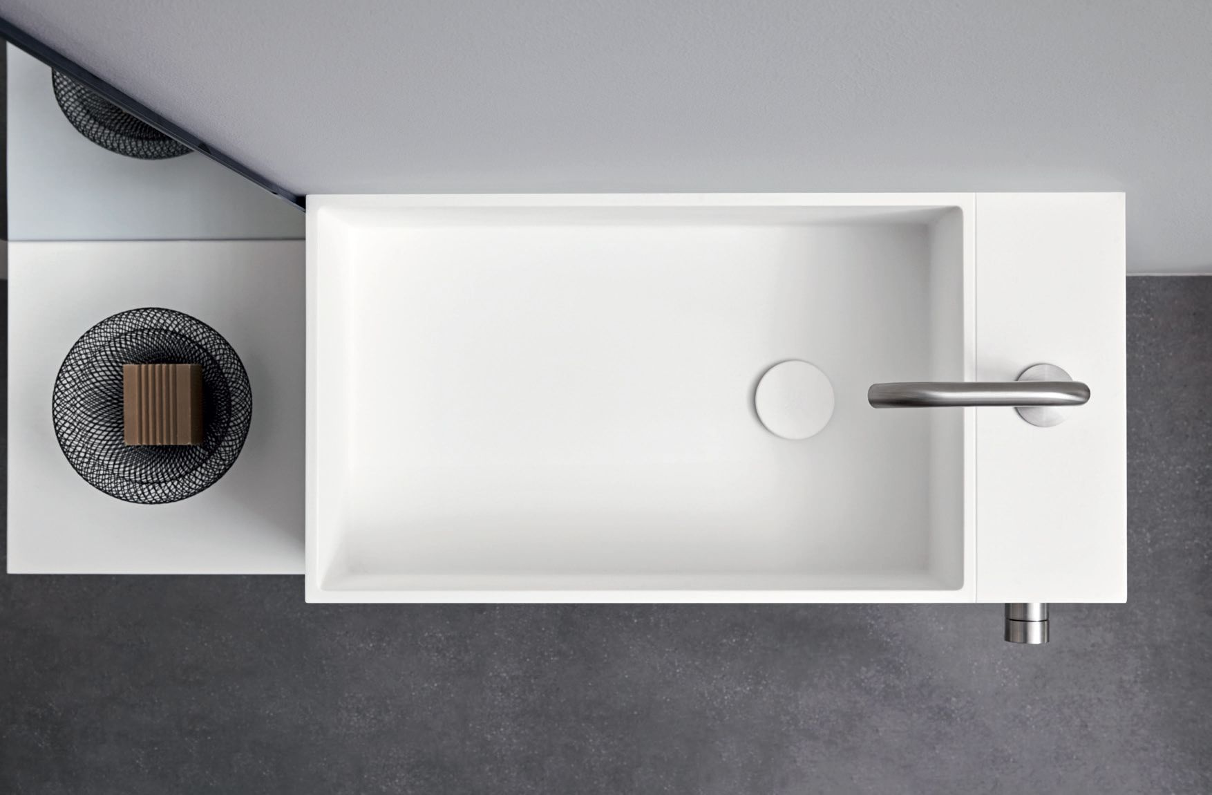 Раковина из кориана на земле Rexa Unico ARCH-00029882 - Вид №1