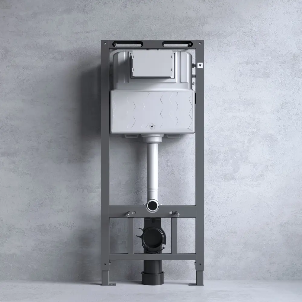 Комплект инсталляции AM.PM Tech с безободковым унитазом Iddis Lahta клавиша AM.PM Tech L хром STLM-2100609 - Вид №4