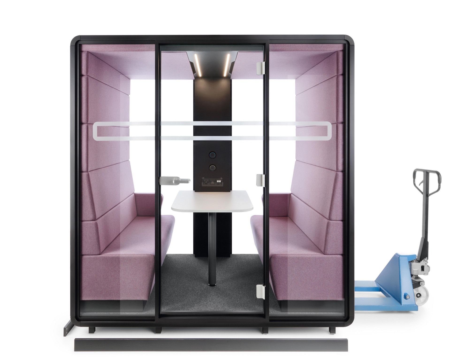 Многосторонняя акустическая офисная кабина со встроенным освещением Mikomax Smart Office Hushoffice ARCH-00086277 - Вид №6