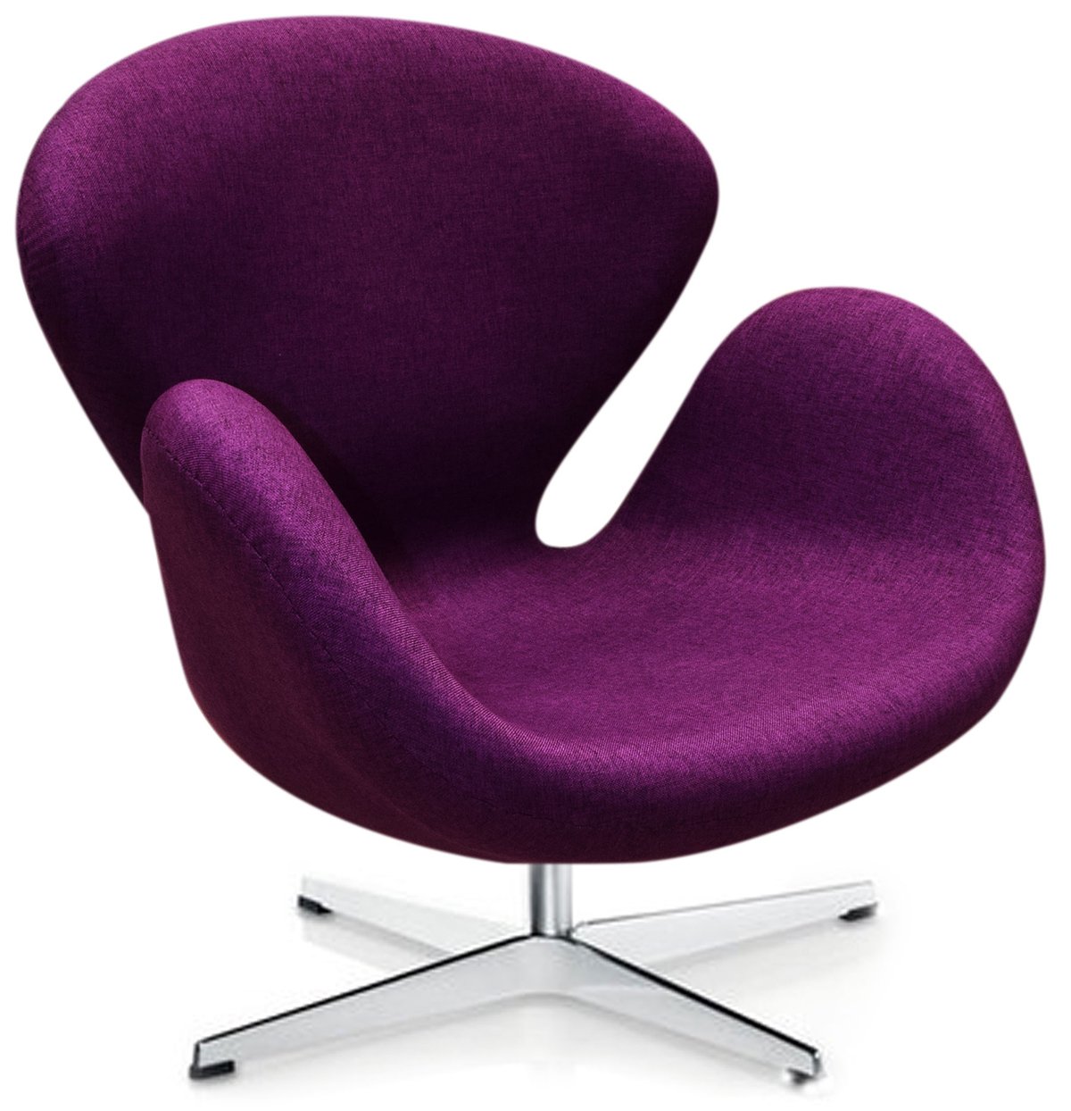 Кресло Swan Chair фиолетовый