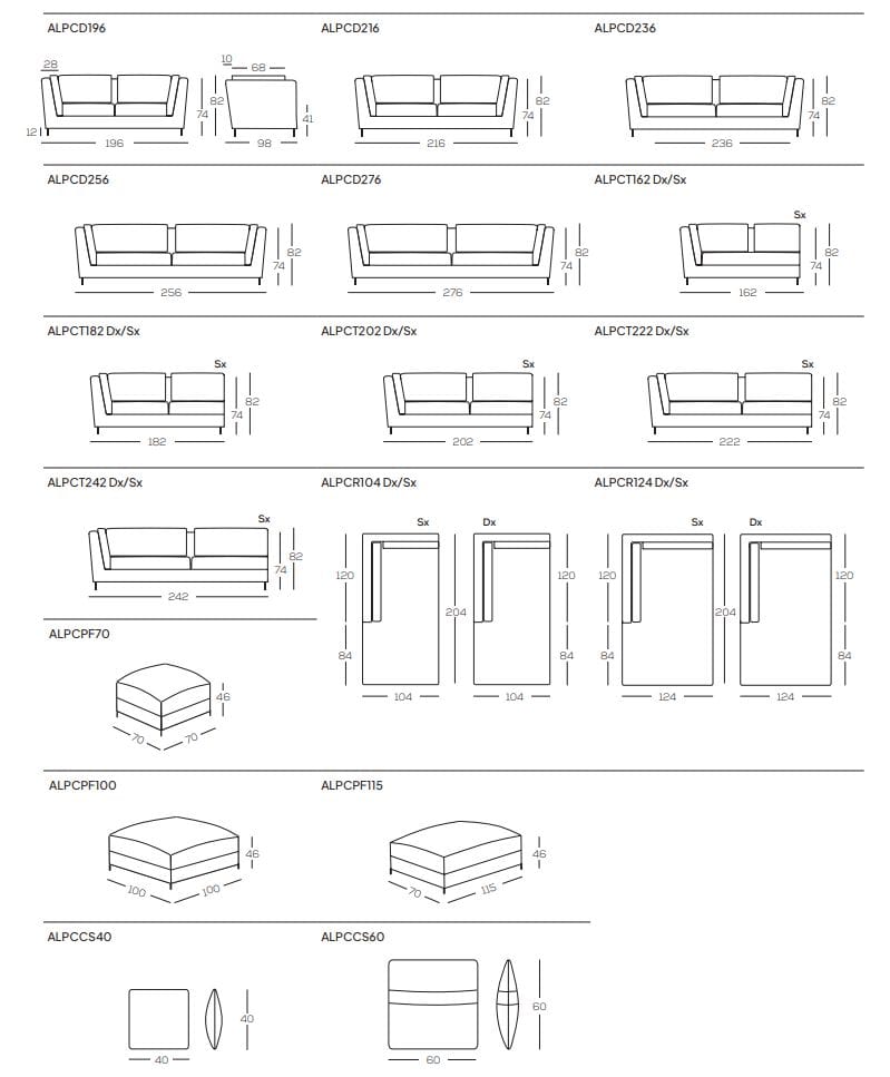 Съемный тканевый диван с полуостровом GRUPPO FOX день Фокса ARCH-00098501 - Вид №1