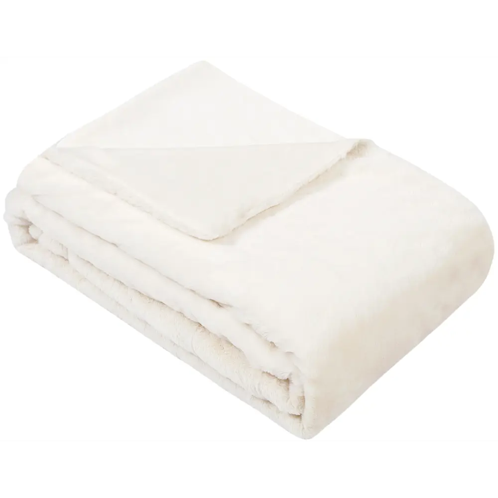 Плед Enalie Cream 5 200x220 см велсофт цвет кремовый INSPIRE STLM-2187041