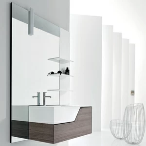 Комбинация ванной комнаты PV16 в отделке Wing Milltek / L41 Bianco / 94 Canaletto  MILLDUE PIVOT