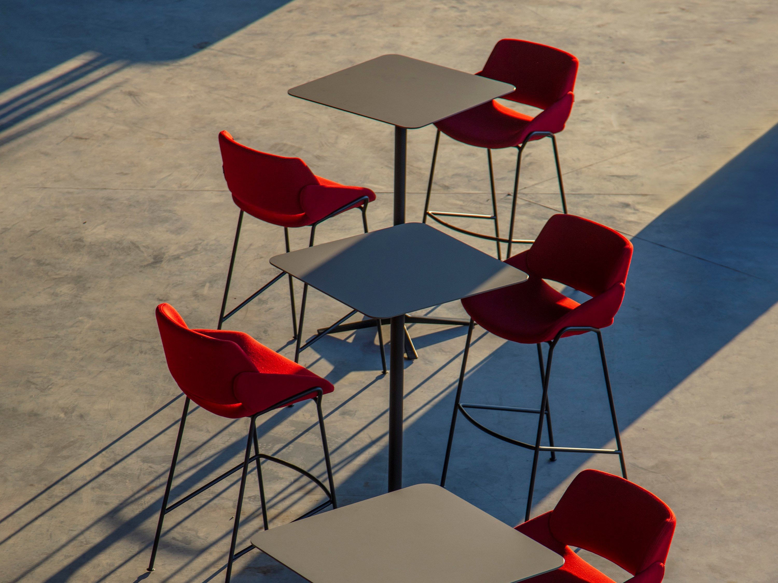 Тканевый барный стул с подставкой для ног prostoria Monk ARCH-00149560 - Вид №2