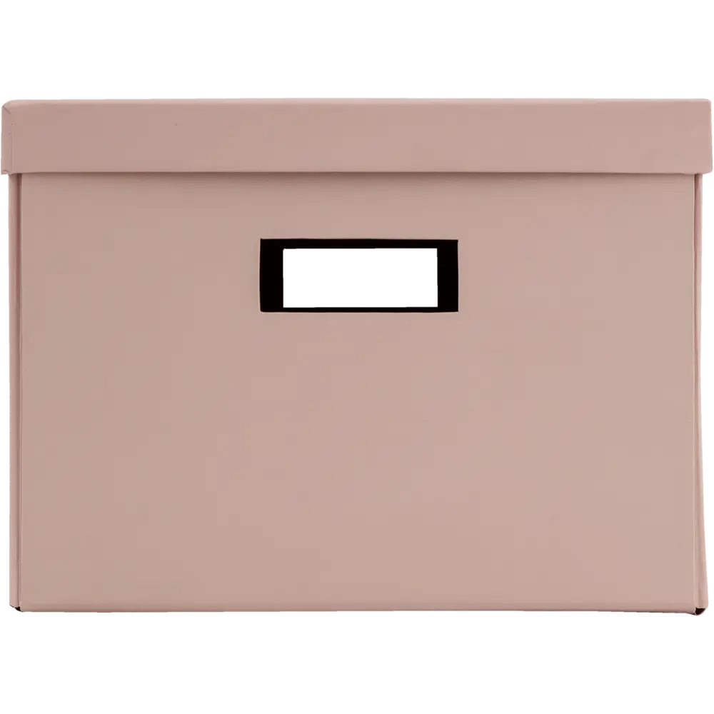 Коробка складная 40x28x20 см картон цвет розовый STORIDEA STLM-2205937 - Вид №2