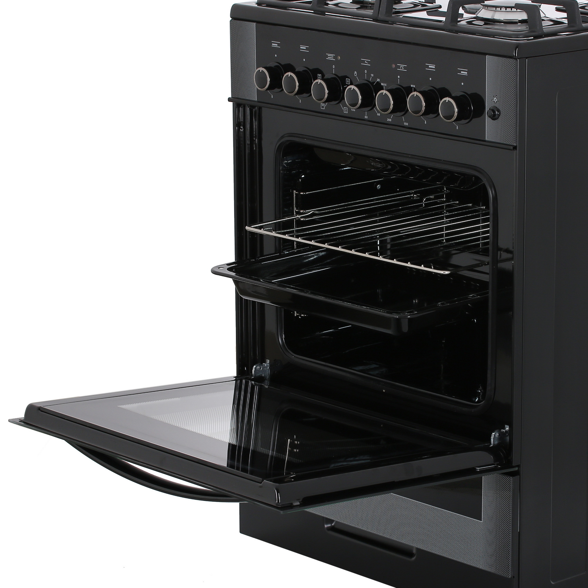 9085702 Комбинированная плита Gefest GE 652044 GC черный STDN-0025601 - Вид №6