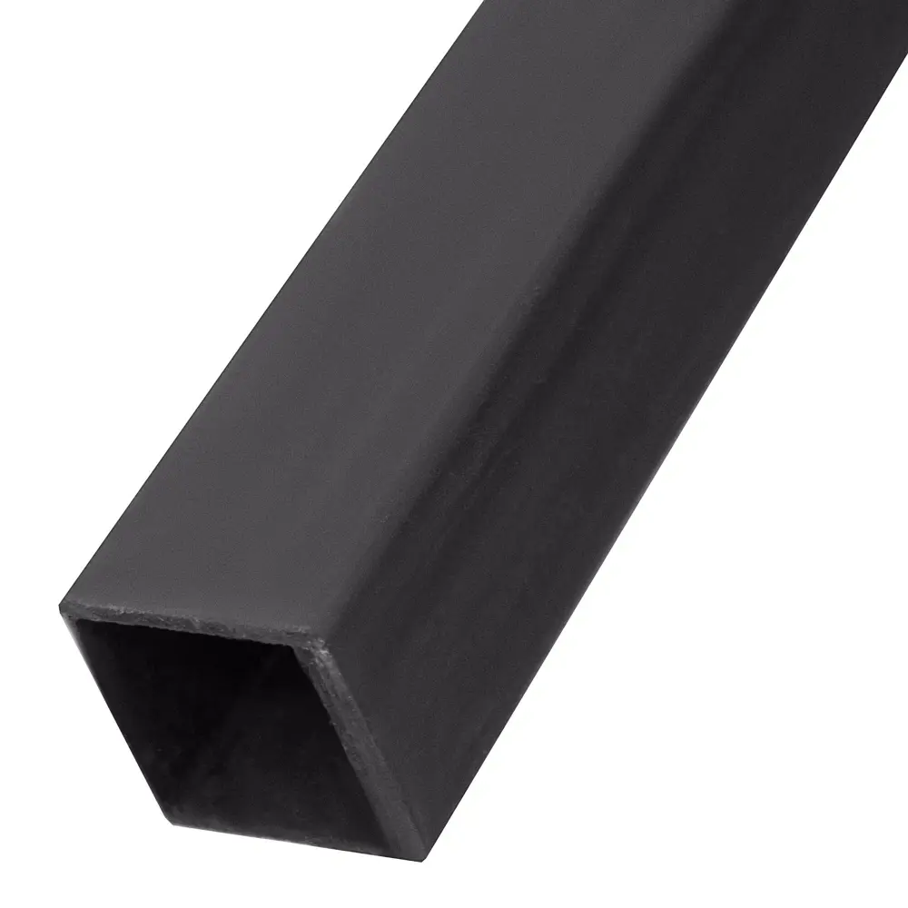 Столб для забора с планкой (ушами), высота 2.4 м, 40х40, цвет чёрный Santreyd STLM-2113612 - Вид №3