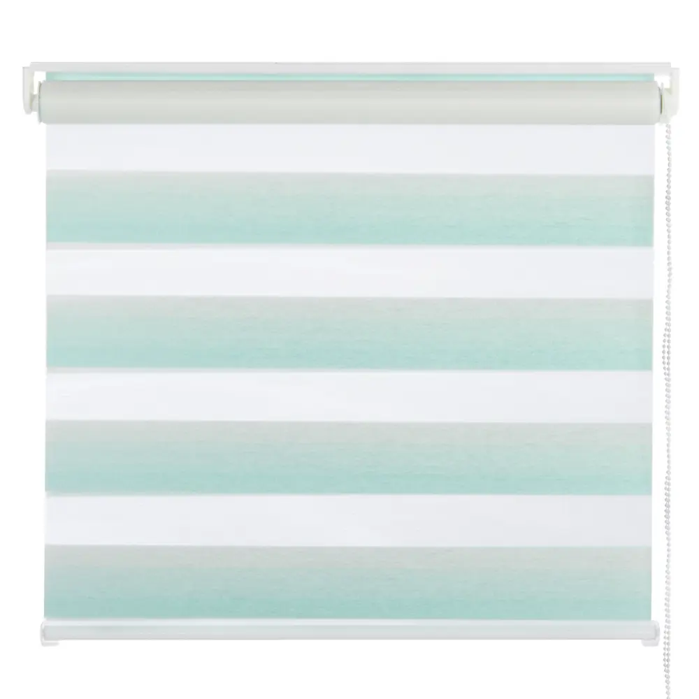 Штора рулонная День-ночь 60х160 см, цвет бирюзовый GARDENA STLM-2063384