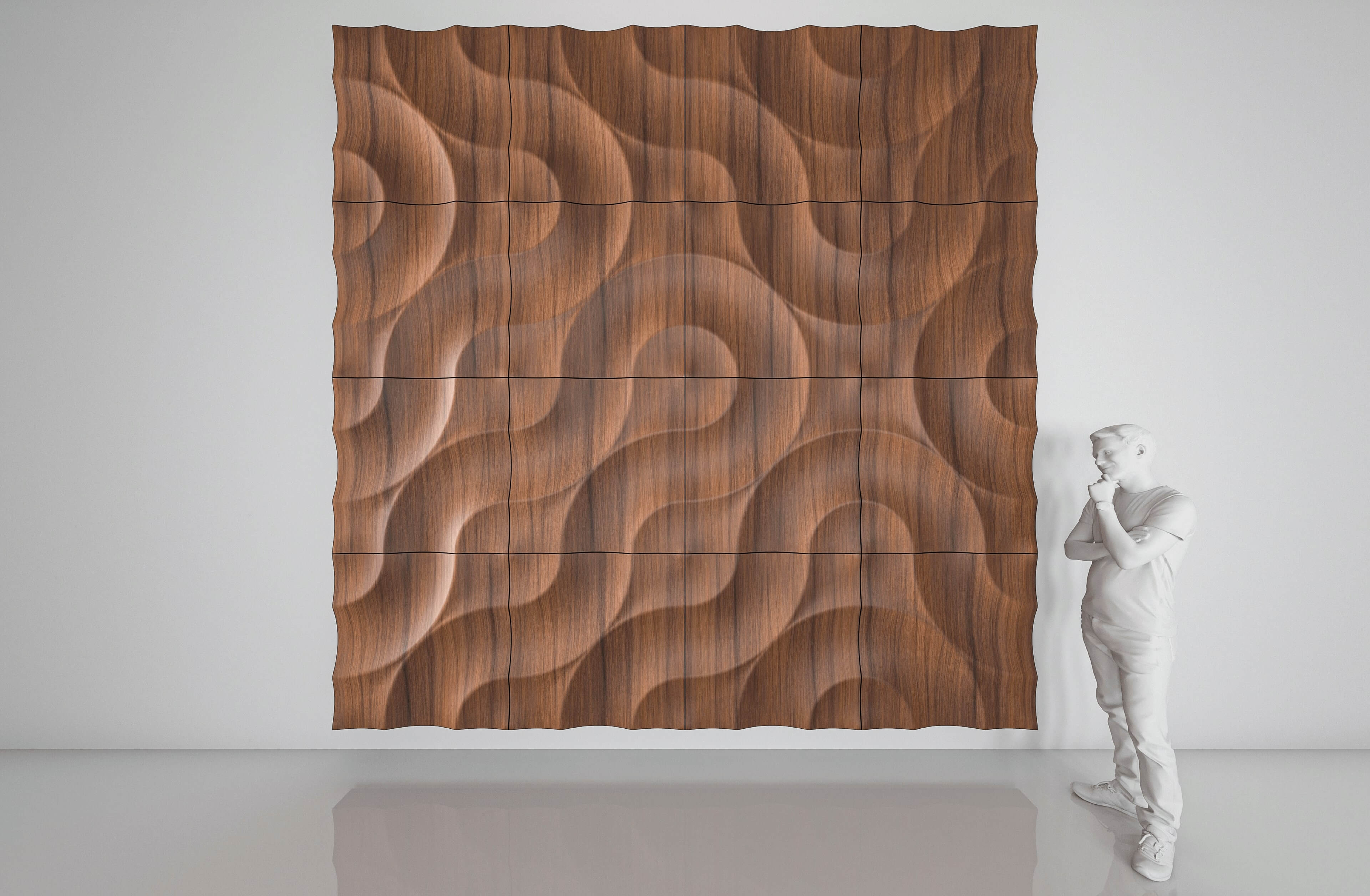 Деревянная настенная художественная композиция MOKO DELTA ARCH-00105037 - Вид №3