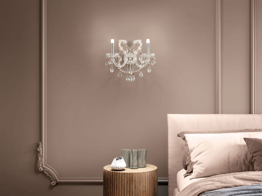 Настенный светильник с кристаллами Masiero Aqaba ARCH-00139661