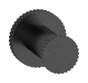 Настенный крючок WE ARE IB rx008cs Brushed Black Chrome Reflex
