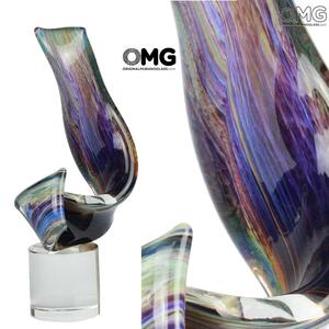 298 ORIGINALMURANOGLASS Скульптура Порыв ветра - автор Andrea Tagliapietra - муранское стекло OMG  см