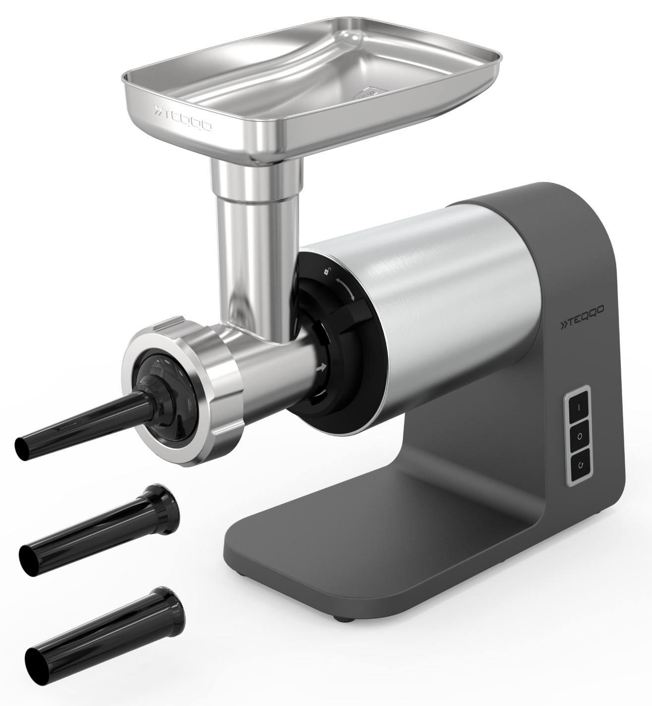 9176134 Мясорубка электрическая TEQQO Grindmaster Steel Ultima серый STDN-0016070 - Вид №6