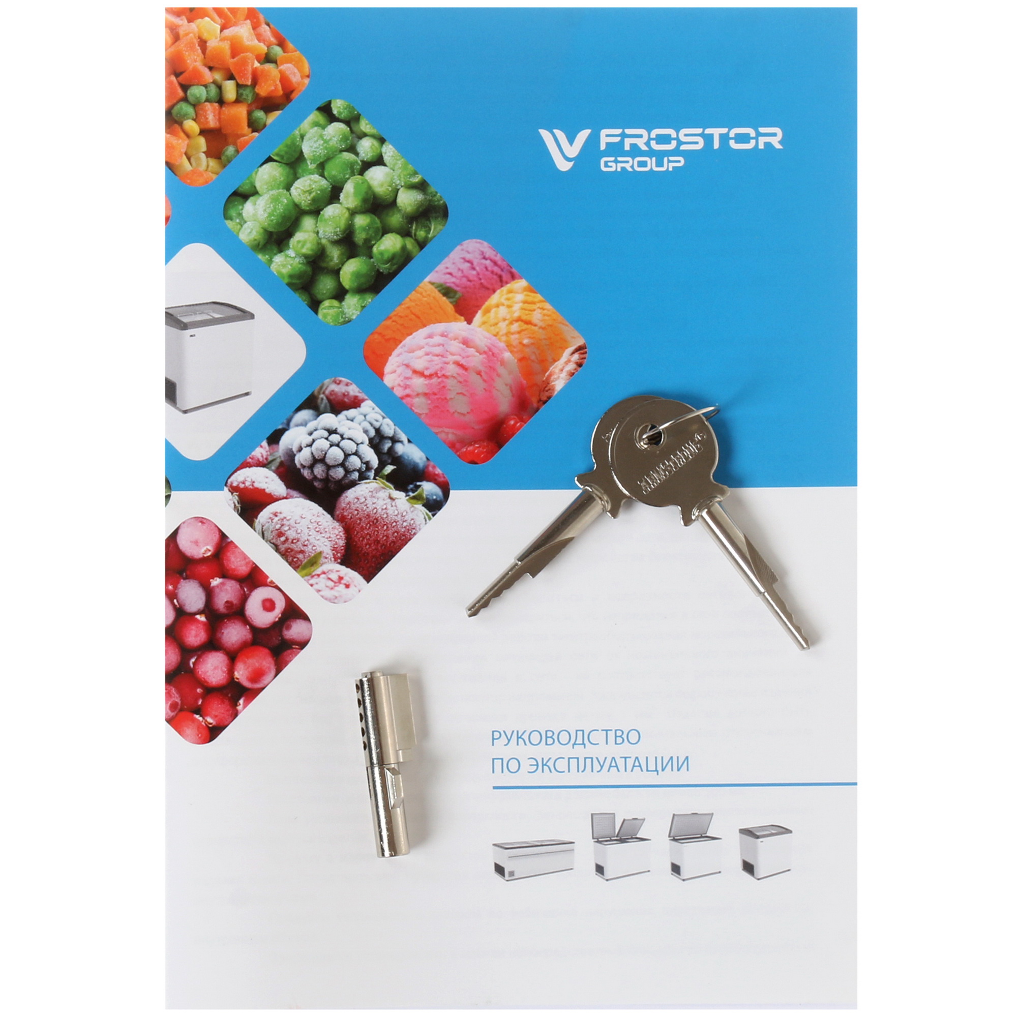 1109648 Морозильный ларь Frostor Gellar FG 500 С белый, синий STDN-0044325 - Вид №7