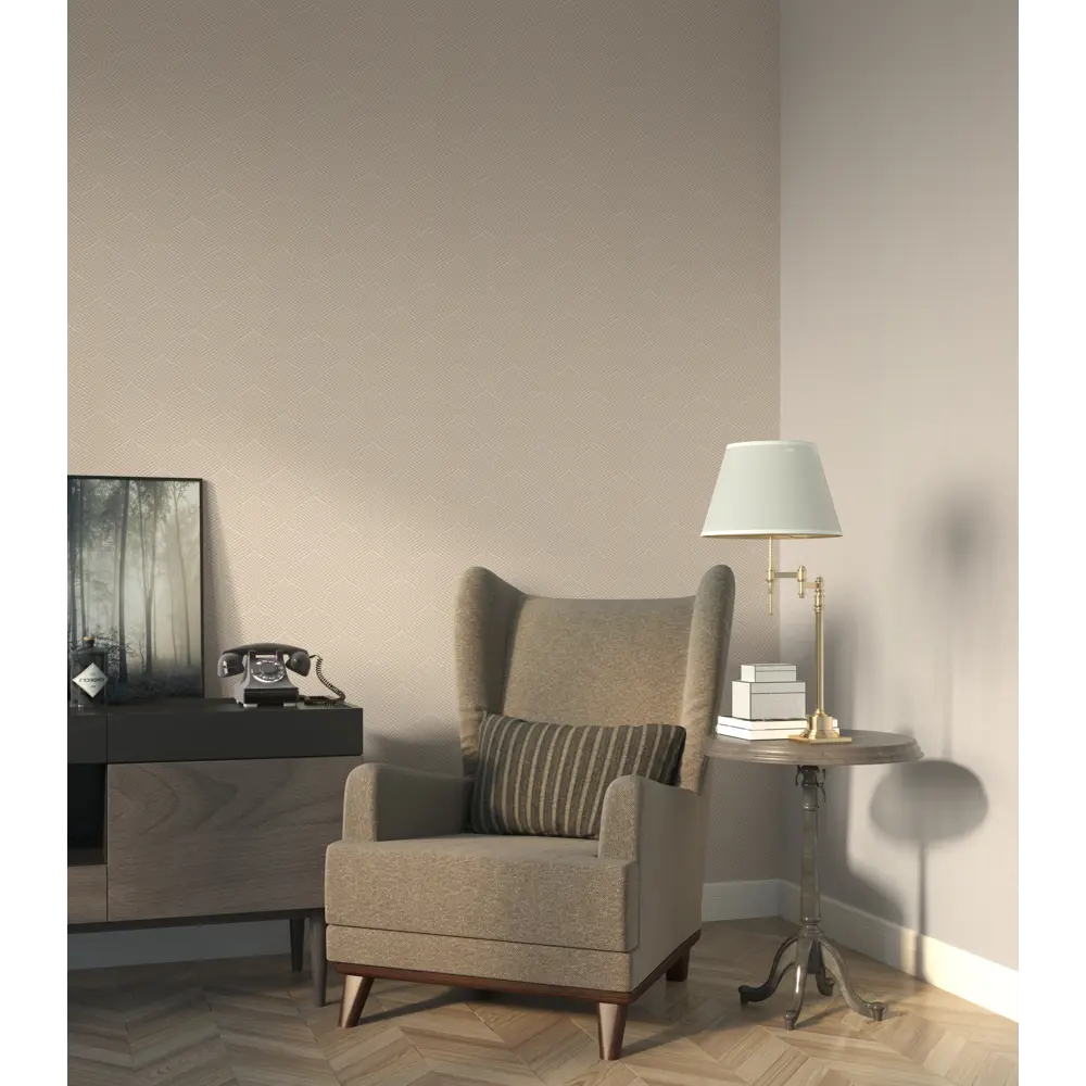 Обои флизелиновые Палитра Lagom бежевые 1.06 м PL71103-21 STLM-2069256 - Вид №3