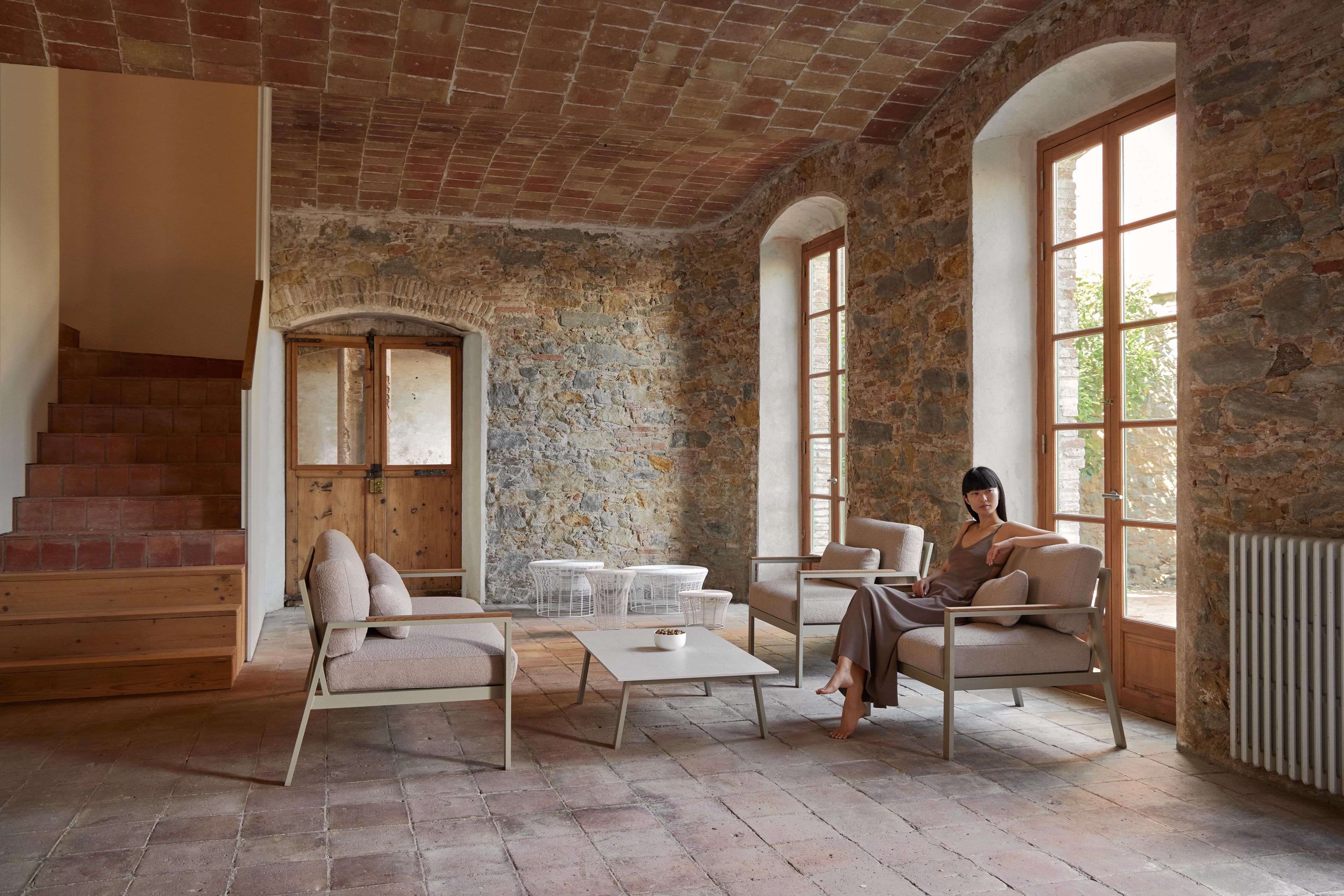 Прямоугольный журнальный столик из алюминия с термокрытием GANDIABLASCO Timeless ARCH-00040168 - Вид №9